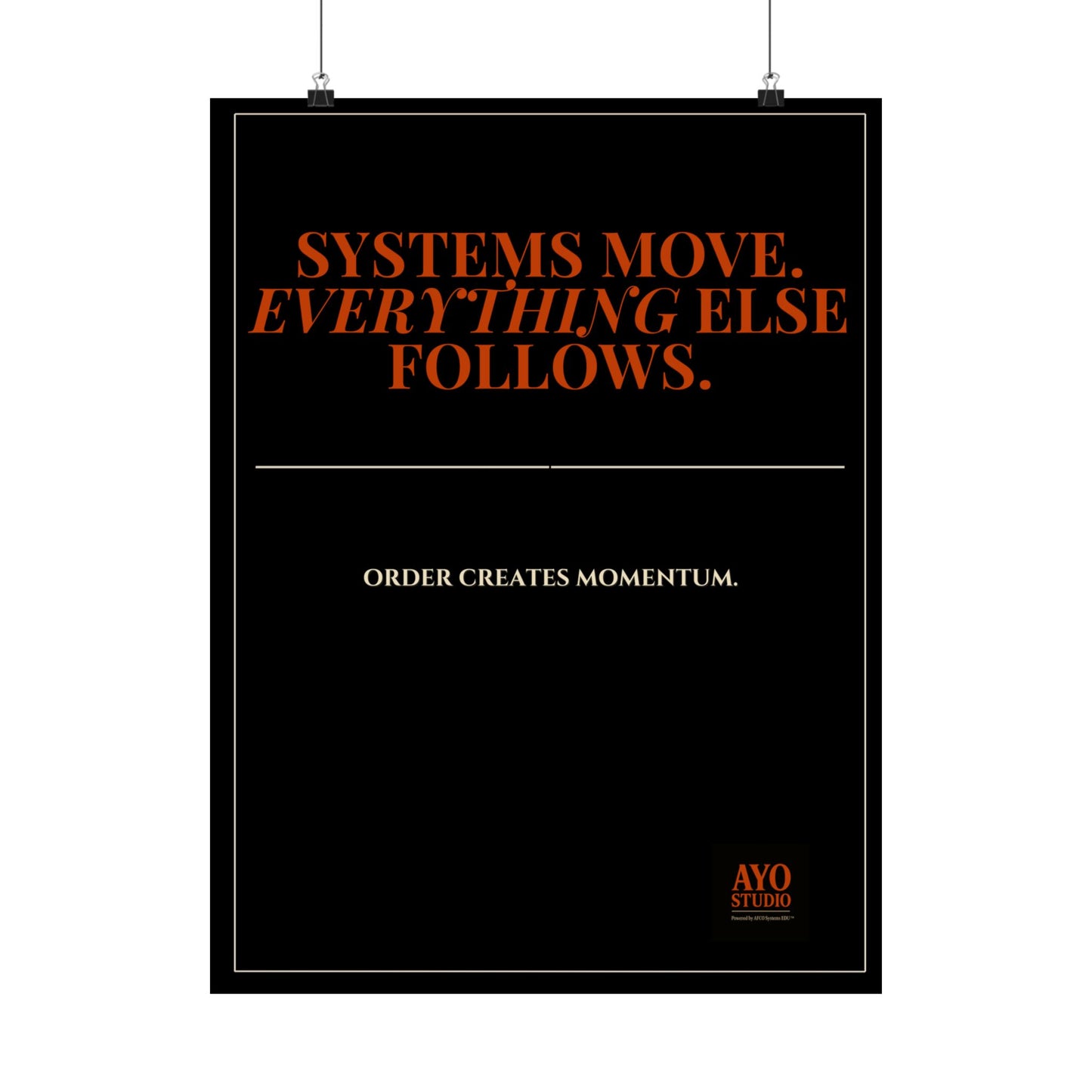 SYSTEMS MOVE™ Executive Leadership Poster(18X24)