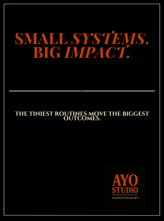 AFCO Systems™ SMALL SYSTEMS. BIG IMPACT.